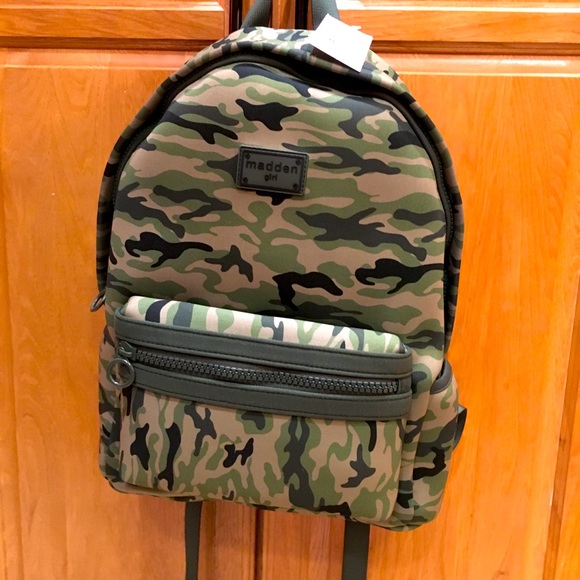 Madden Girl Handbags - Madden girl camo neoprene backpack 🎒